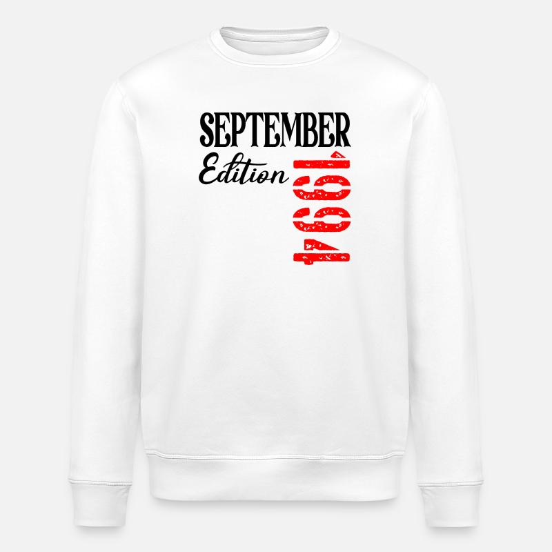 32e anniversaire Septembre 1994 - 32 ans - Sweat bio ROLLER Stanley/Stella Unisexe - blanc