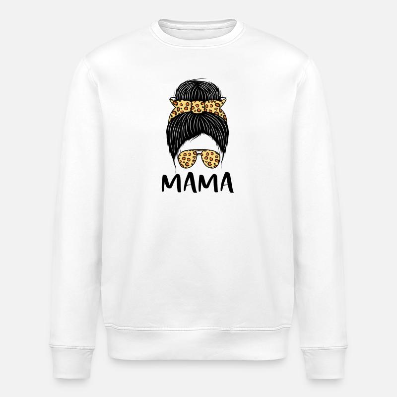 Beste Mama aller Zeiten - Stanley/Stella Unisex Bio-Sweatshirt ROLLER - Weiß