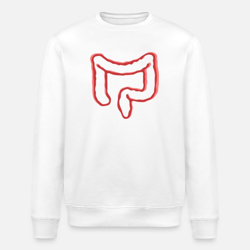 DARM ORGAN - Stanley/Stella Unisex Bio-Sweatshirt ROLLER - Weiß