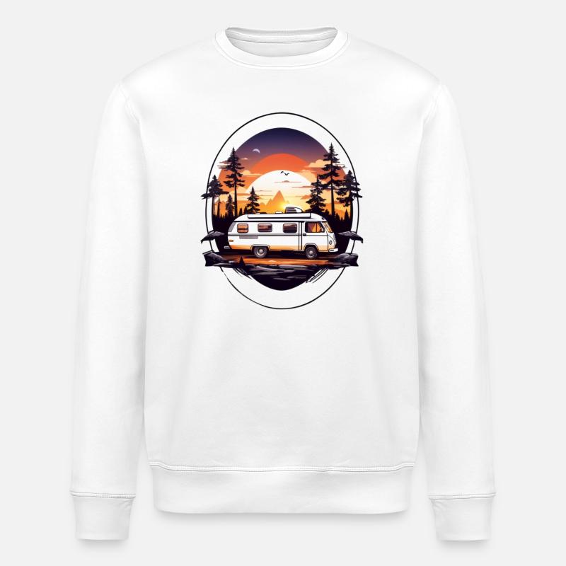 Campeur - Sweat bio ROLLER Stanley/Stella Unisexe - blanc