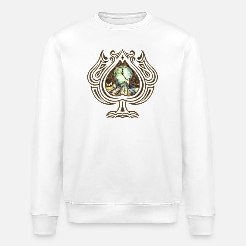 rouage - Sweat bio ROLLER Stanley/Stella Unisexe - blanc