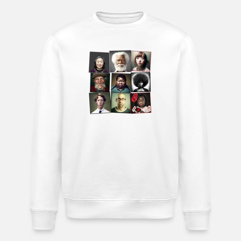 Super Normal 01 - Stanley/Stella Unisex Bio-Sweatshirt ROLLER - Weiß