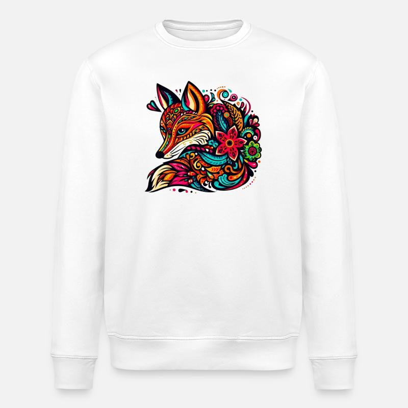 Fuchs - Stanley/Stella Unisex Bio-Sweatshirt ROLLER - Weiß