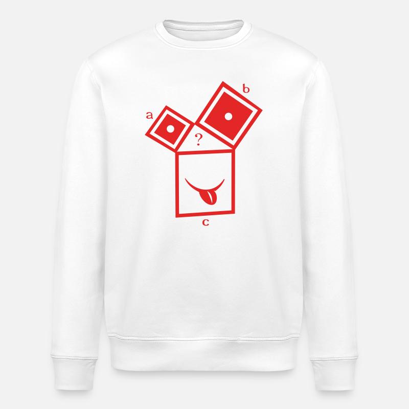 nerdthagoras - Stanley/Stella Unisex Bio-Sweatshirt ROLLER - Weiß