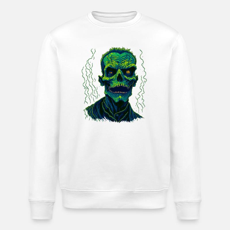 Zombi - Stanley/Stella Unisex Bio-Sweatshirt ROLLER - Weiß