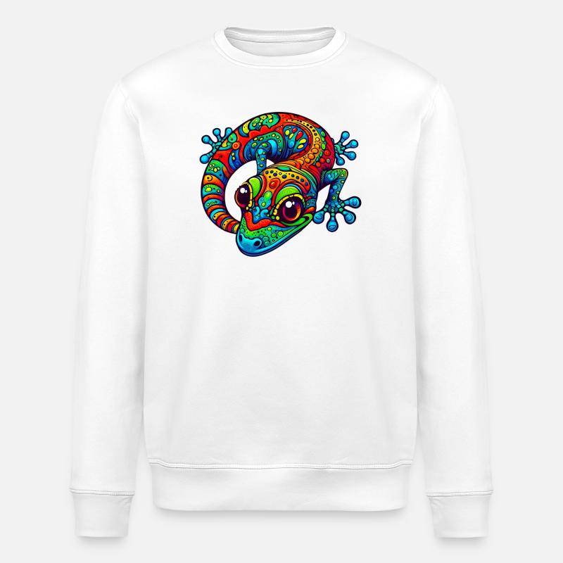 Gecko - Sweat bio ROLLER Stanley/Stella Unisexe - blanc