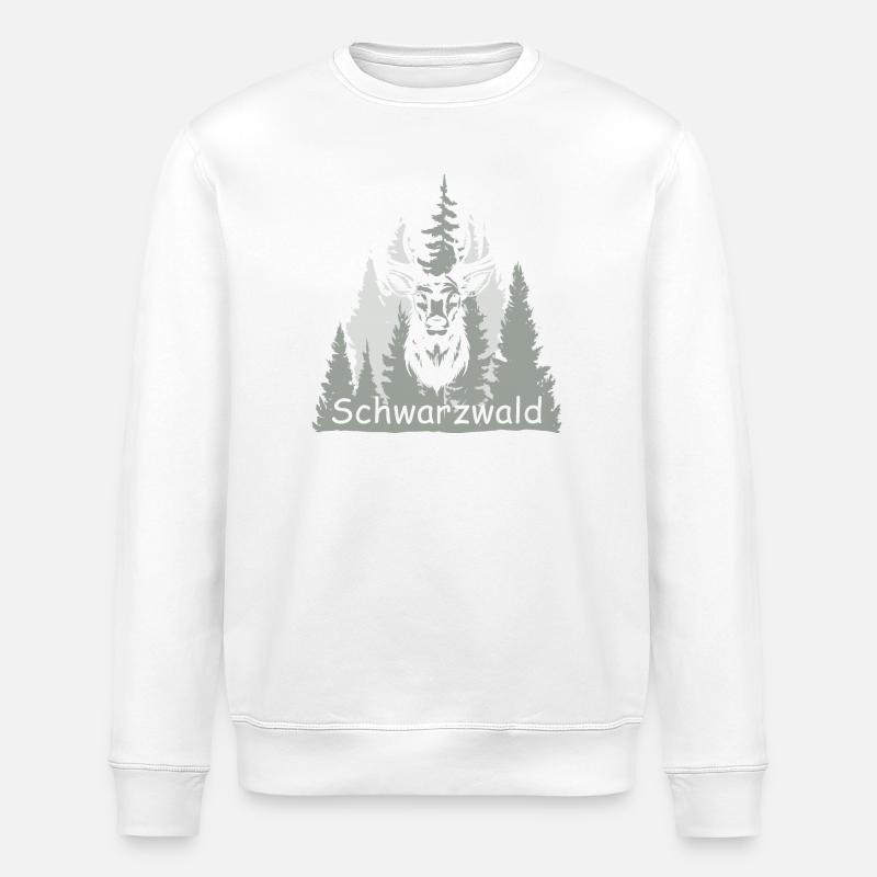 Schwarzwald - Stanley/Stella Unisex Bio-Sweatshirt ROLLER - Weiß