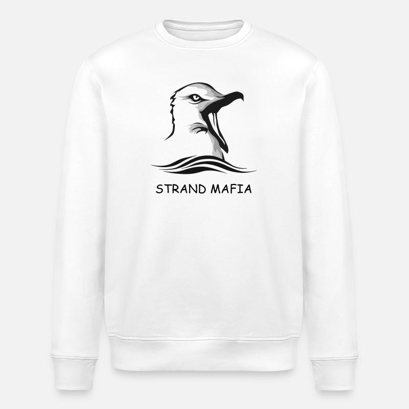 Strand Mafia - Stanley/Stella Unisex Bio-Sweatshirt ROLLER - Weiß