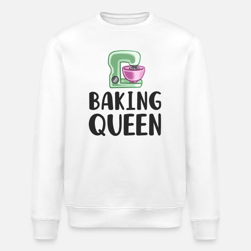 Baking Baker - Stanley/Stella ROLLER Unisex Organic Sweatshirt - white