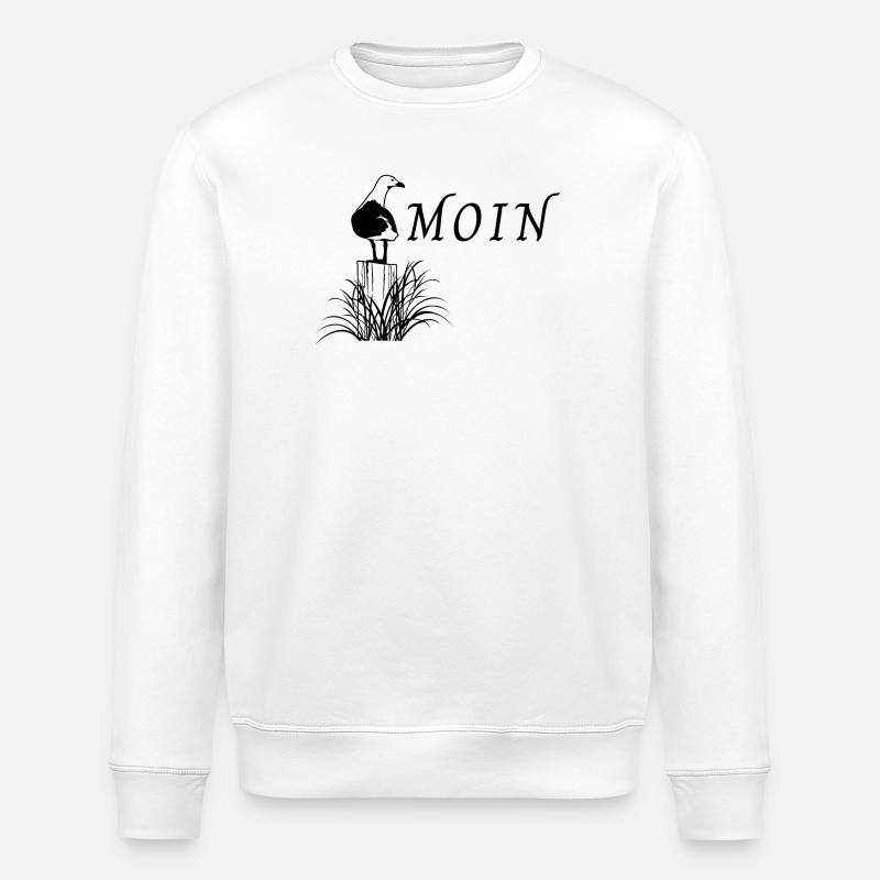 Moin - Stanley/Stella Unisex Bio-Sweatshirt ROLLER - Weiß