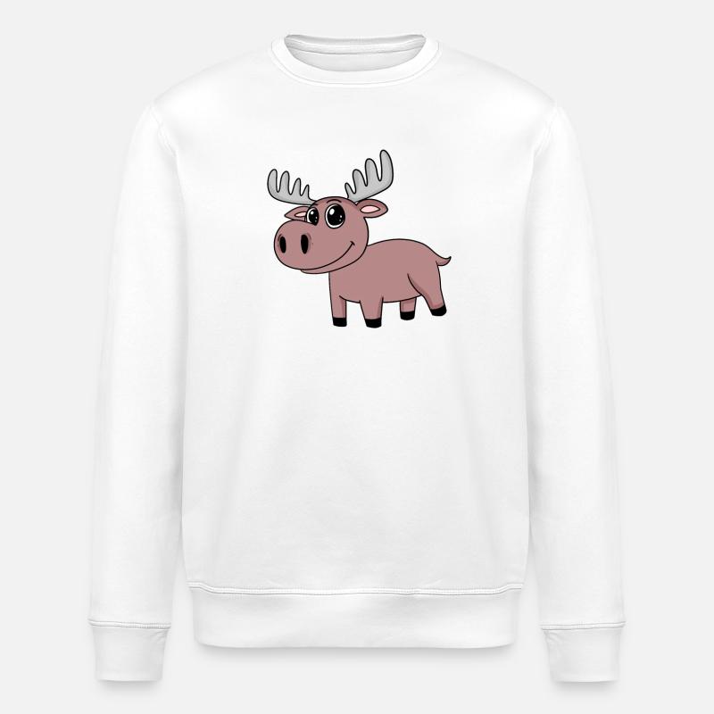 Reh - Stanley/Stella Unisex Bio-Sweatshirt ROLLER - Weiß