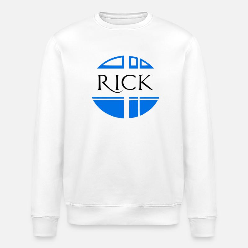 Rick - Sweat bio ROLLER Stanley/Stella Unisexe - blanc