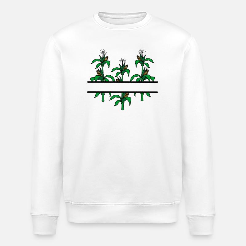Cornfield - Stanley/Stella ROLLER Unisex Organic Sweatshirt - white