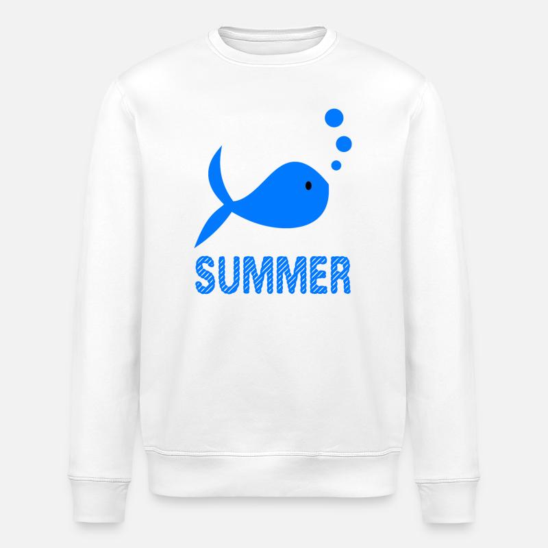 RETRAITE. BONNE RETRAITE. JOYEUSE RETRAITE - Sweat bio ROLLER Stanley/Stella Unisexe - blanc