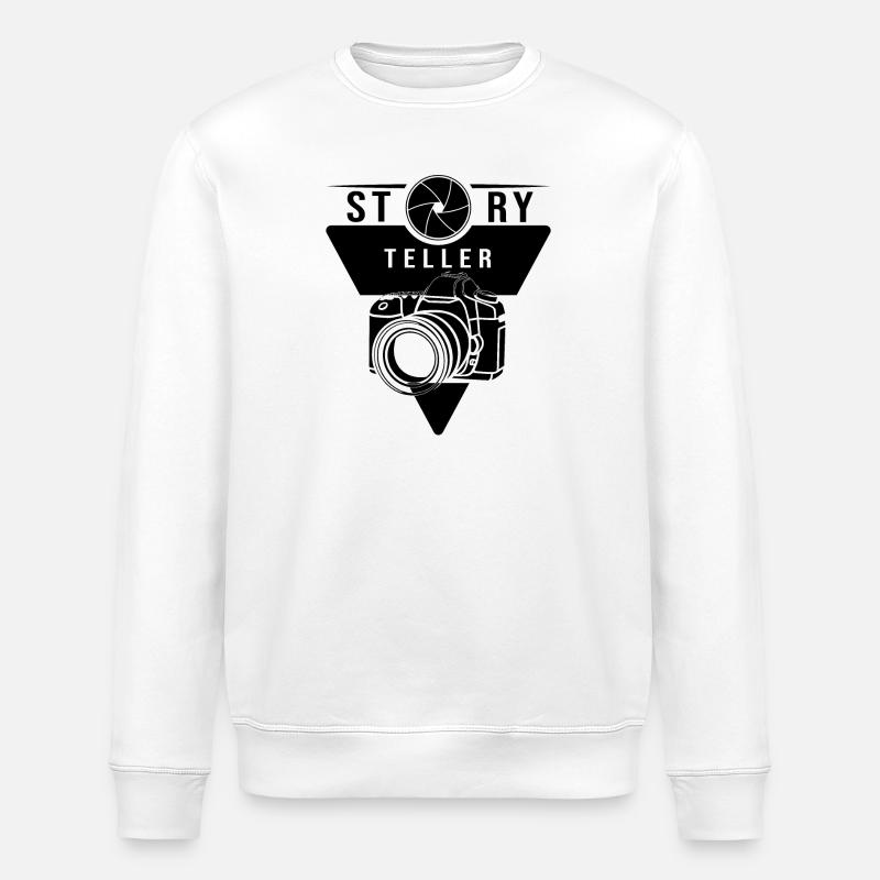 Storyteller - Stanley/Stella Unisex Bio-Sweatshirt ROLLER - Weiß