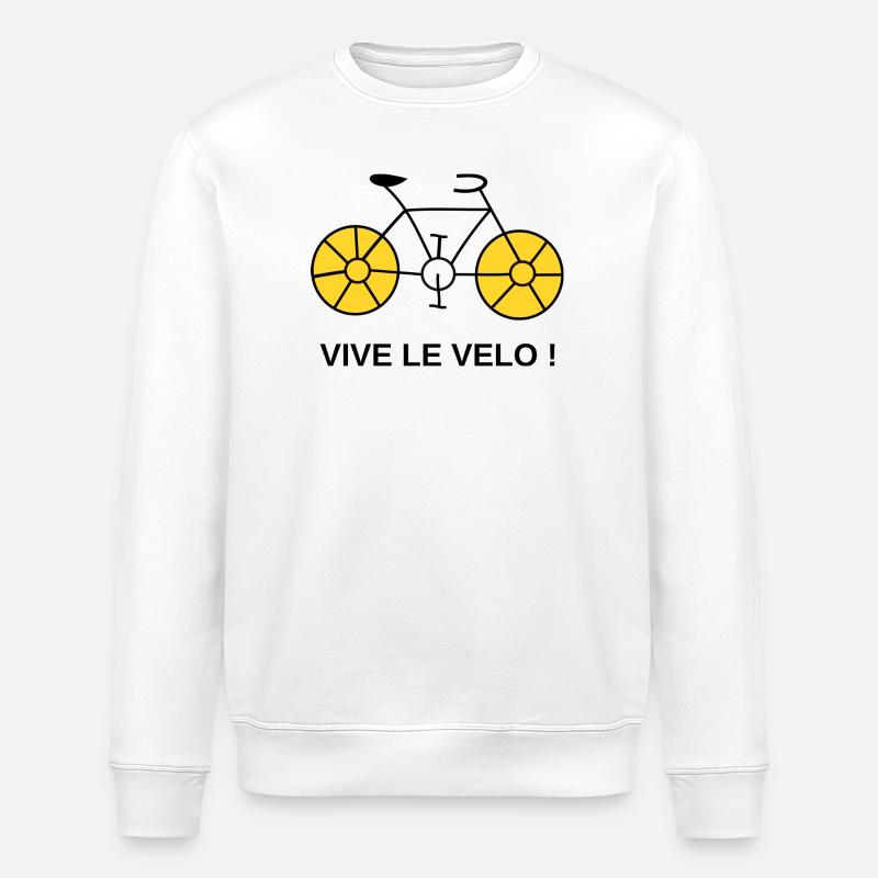 RETRAITE. BONNE RETRAITE. JOYEUSE RETRAITE - Sweat bio ROLLER Stanley/Stella Unisexe - blanc