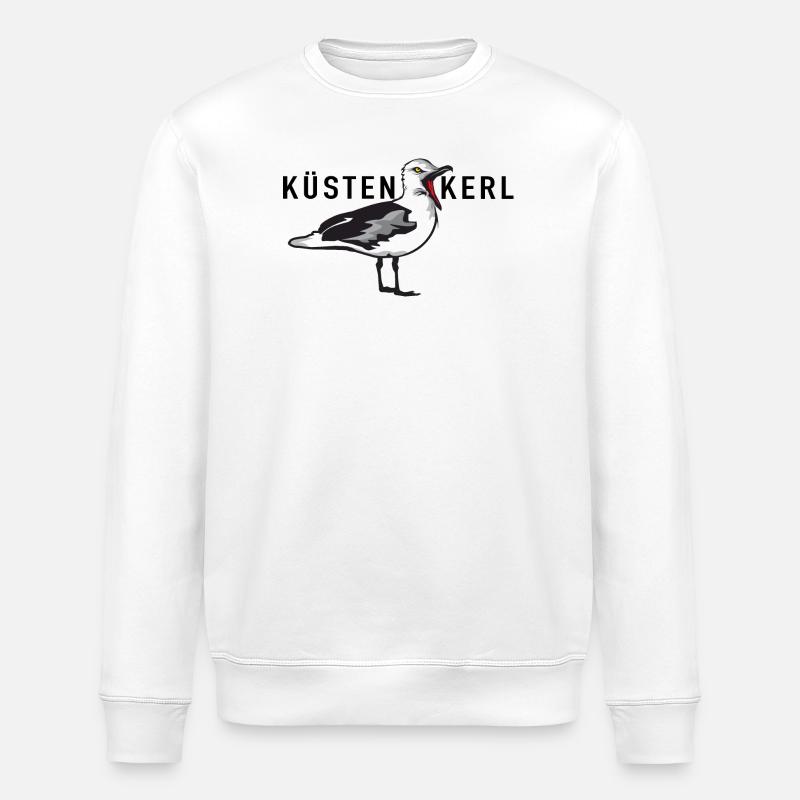 Küstenkerl - Stanley/Stella Unisex Bio-Sweatshirt ROLLER - Weiß