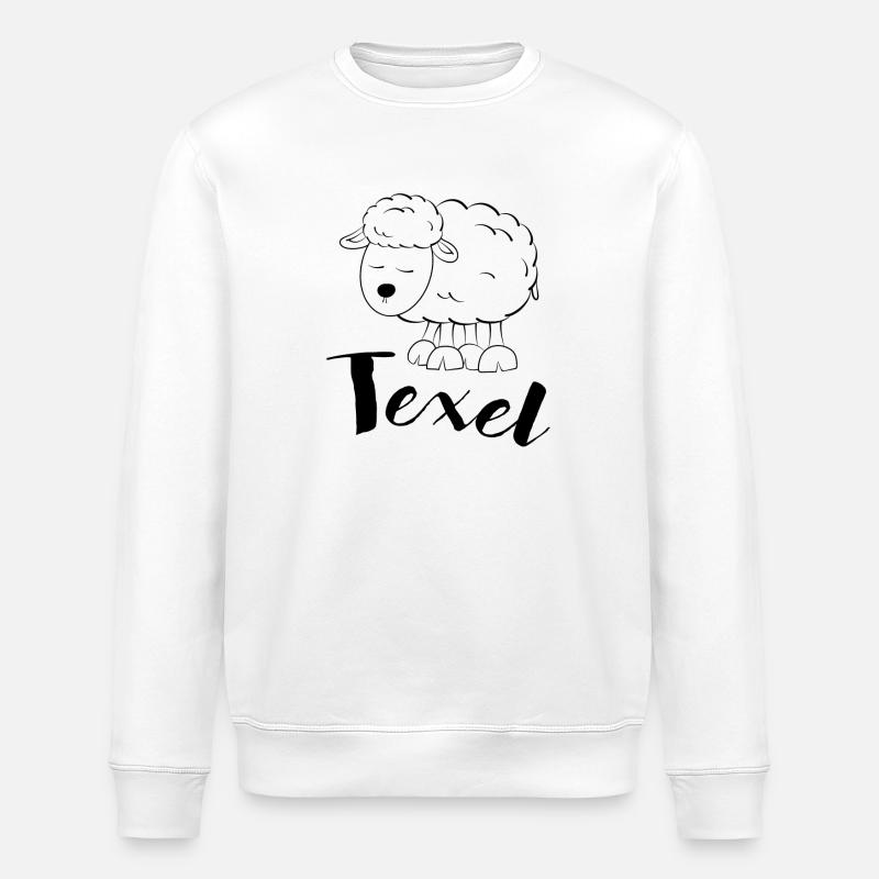 Texel Schaf - Stanley/Stella Unisex Bio-Sweatshirt ROLLER - Weiß