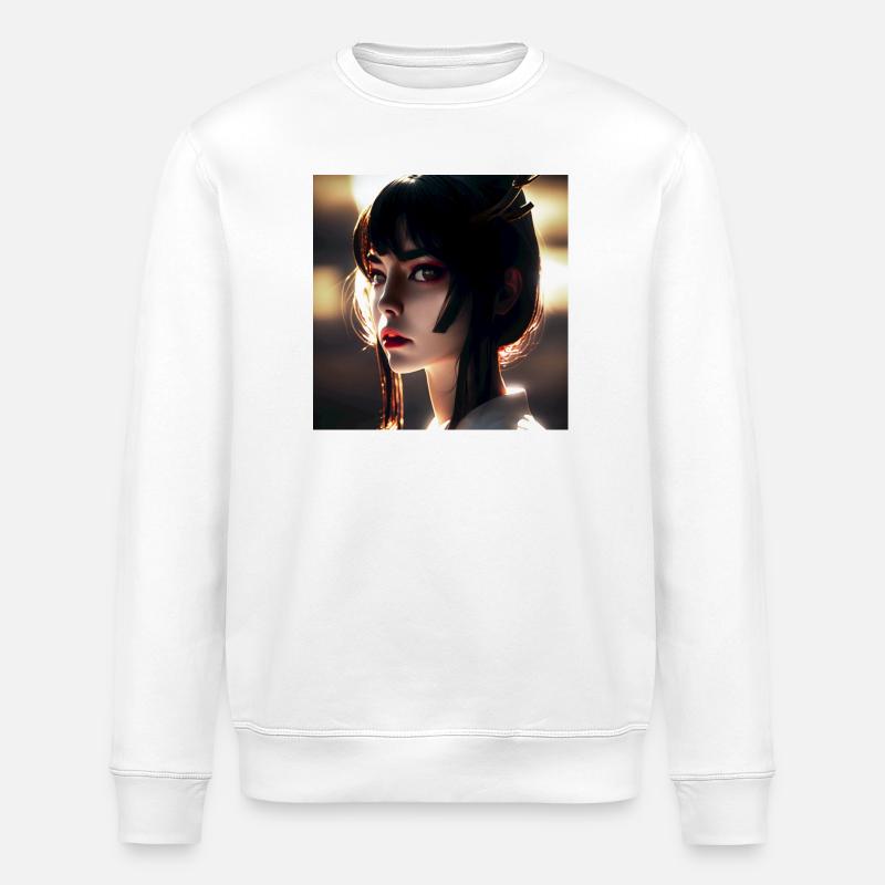 AKEMI Beauté radieuse - Sweat bio ROLLER Stanley/Stella Unisexe - blanc