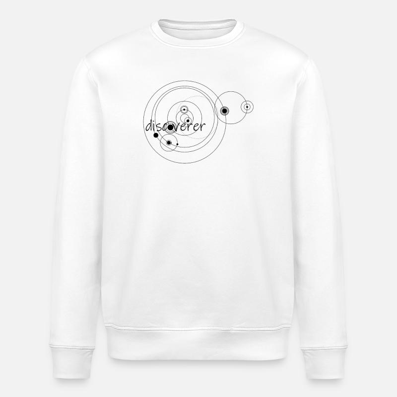 Découvreur (noir) - Sweat bio ROLLER Stanley/Stella Unisexe - blanc