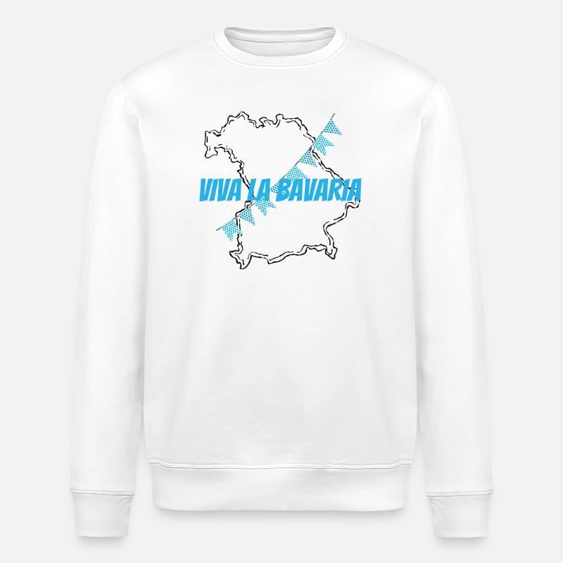 Viva La Bavaria :-) - Stanley/Stella Unisex Bio-Sweatshirt ROLLER - Weiß