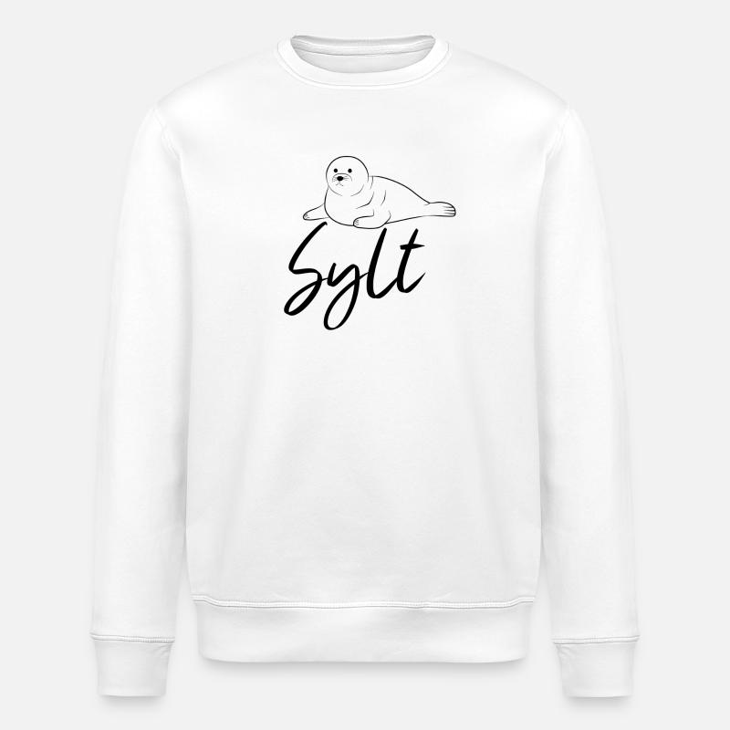 Sceau de Sylt - Sweat bio ROLLER Stanley/Stella Unisexe - blanc