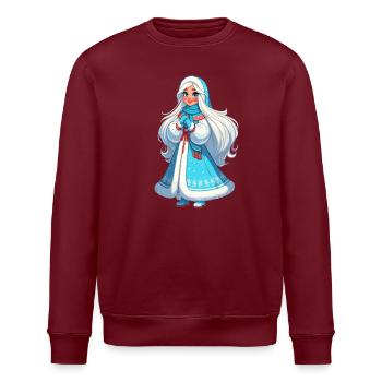 Ded Moroz Snegurotschka russischer Weihnachtsmann - Stanley/Stella Unisex Bio-Sweatshirt ROLLER - Weiß - Vorne - Nik (191cm)