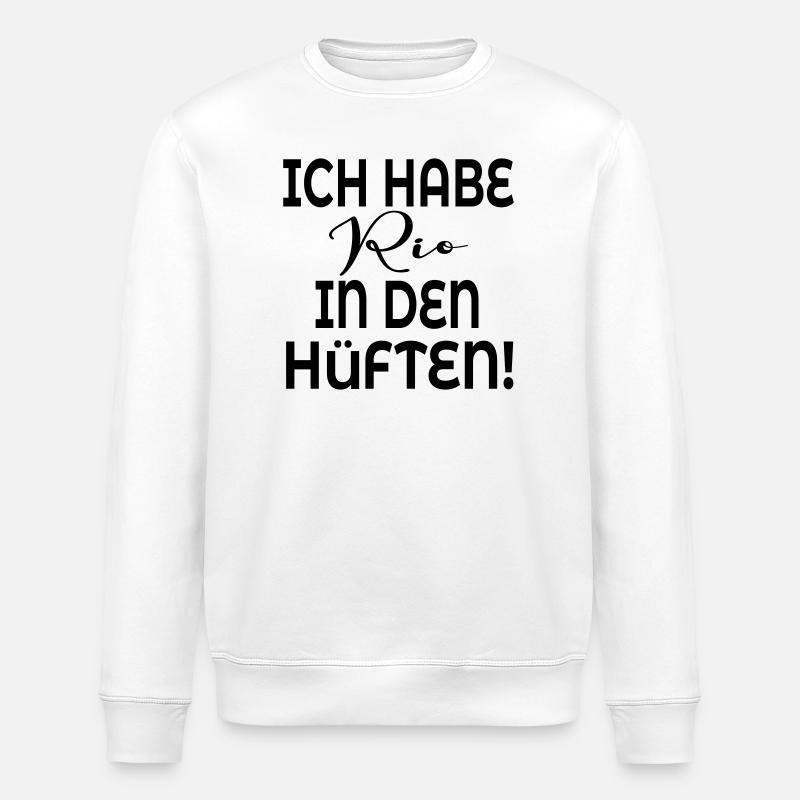 TANZEN HÜFTE BEWEGUNG - Stanley/Stella Unisex Bio-Sweatshirt ROLLER - Weiß