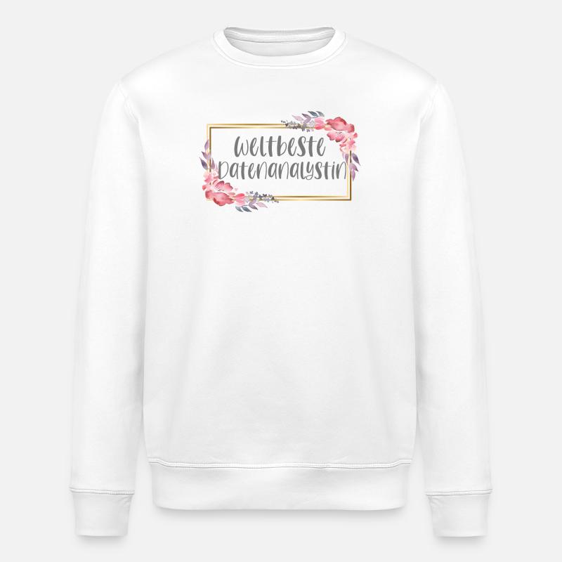 Datenanalystin Datenanalyse Geschenk - Stanley/Stella Unisex Bio-Sweatshirt ROLLER - Weiß