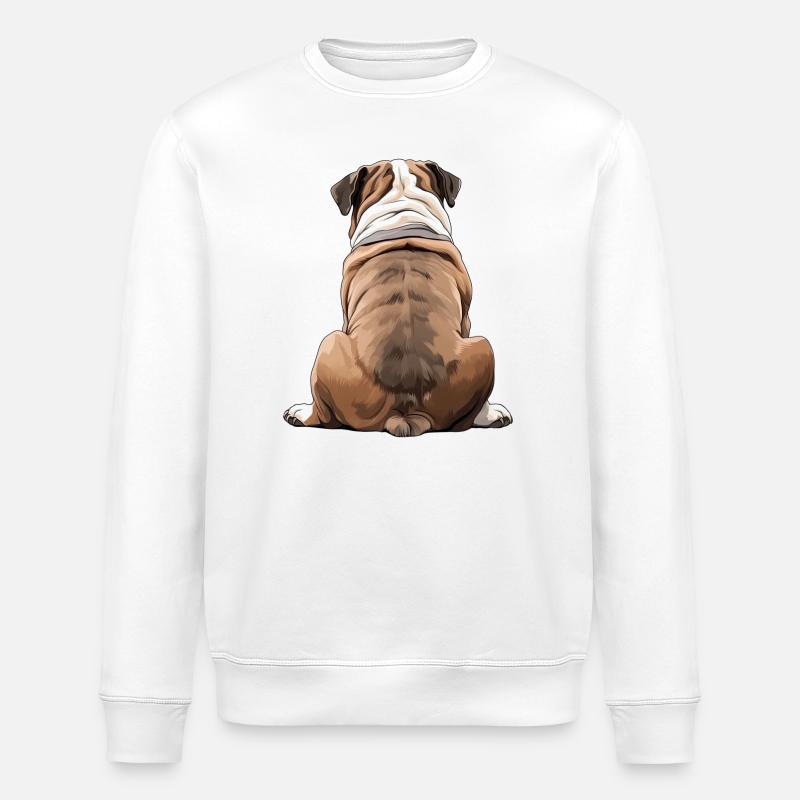 Bouledogue - Sweat bio ROLLER Stanley/Stella Unisexe - blanc