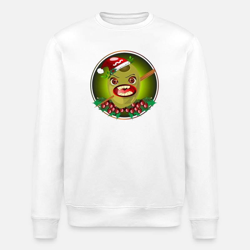 FLÉCHETTES DE NOËL - Sweat bio ROLLER Stanley/Stella Unisexe - blanc