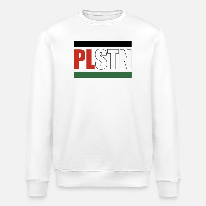 FREE PLSTN - Stanley/Stella Unisex Bio-Sweatshirt ROLLER - Weiß