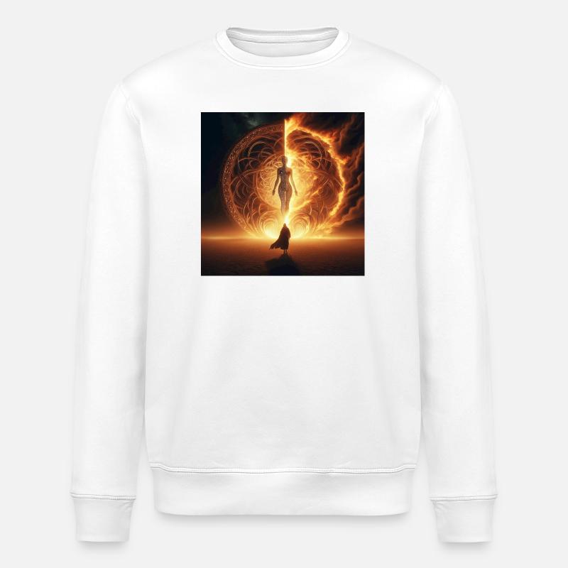 Stargate - Stanley/Stella ROLLER Unisex Organic Sweatshirt - white