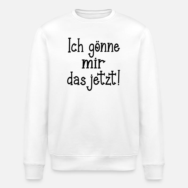 WOHLWOLLEN SPRÜCHE ACHTSAMKEIT - Stanley/Stella Unisex Bio-Sweatshirt ROLLER - Weiß