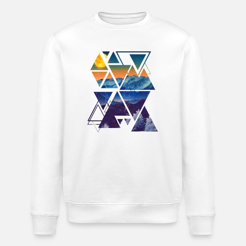 Nature - Sweat bio ROLLER Stanley/Stella Unisexe - blanc