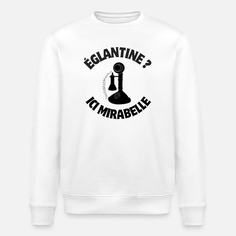 septième compagnie, 7ème compagnie, Tassin - Sweat bio ROLLER Stanley/Stella Unisexe - blanc