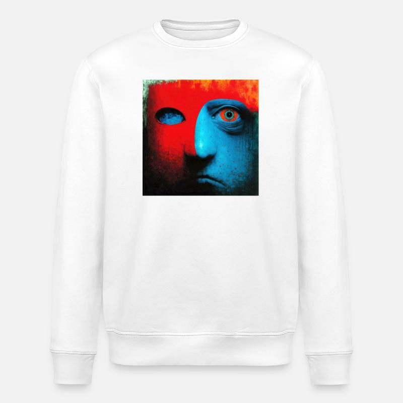 Surreal 09 - Stanley/Stella Unisex Bio-Sweatshirt ROLLER - Weiß
