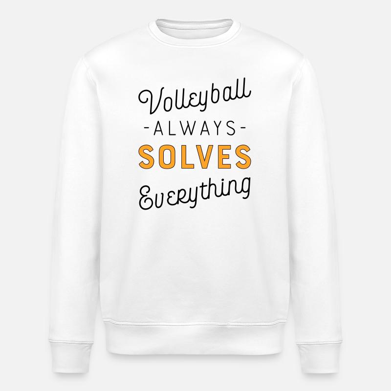 Volley-ball - Sweat bio ROLLER Stanley/Stella Unisexe - blanc