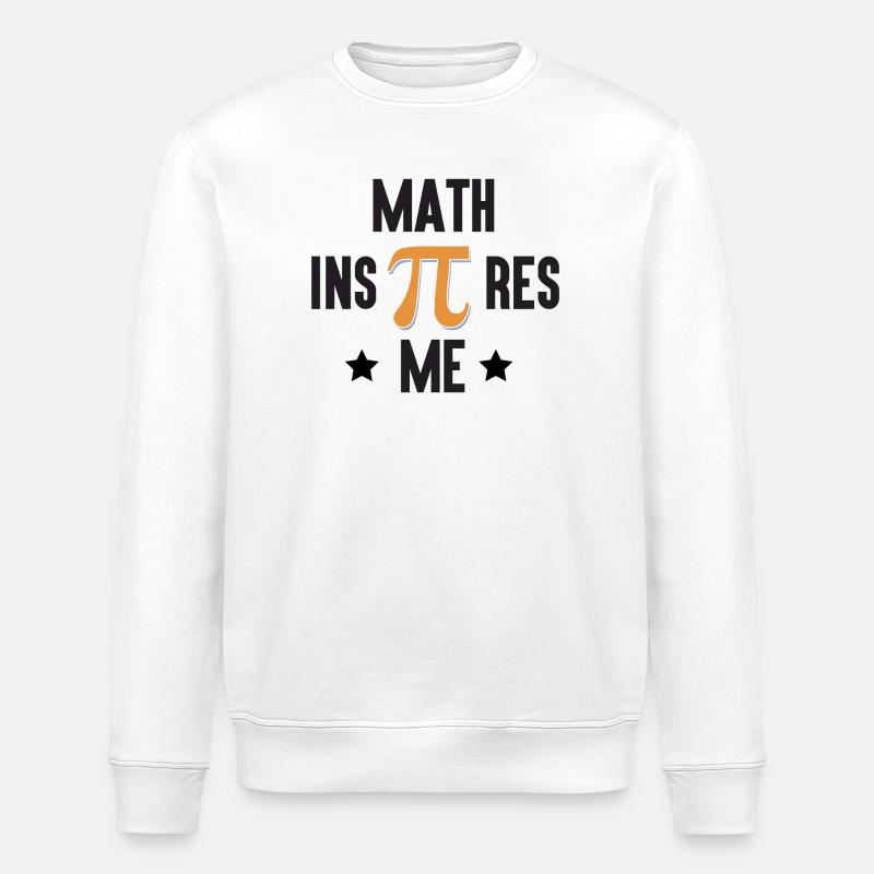 Pi Day - Les mathématiques m’inspirent - Sweat bio ROLLER Stanley/Stella Unisexe - blanc