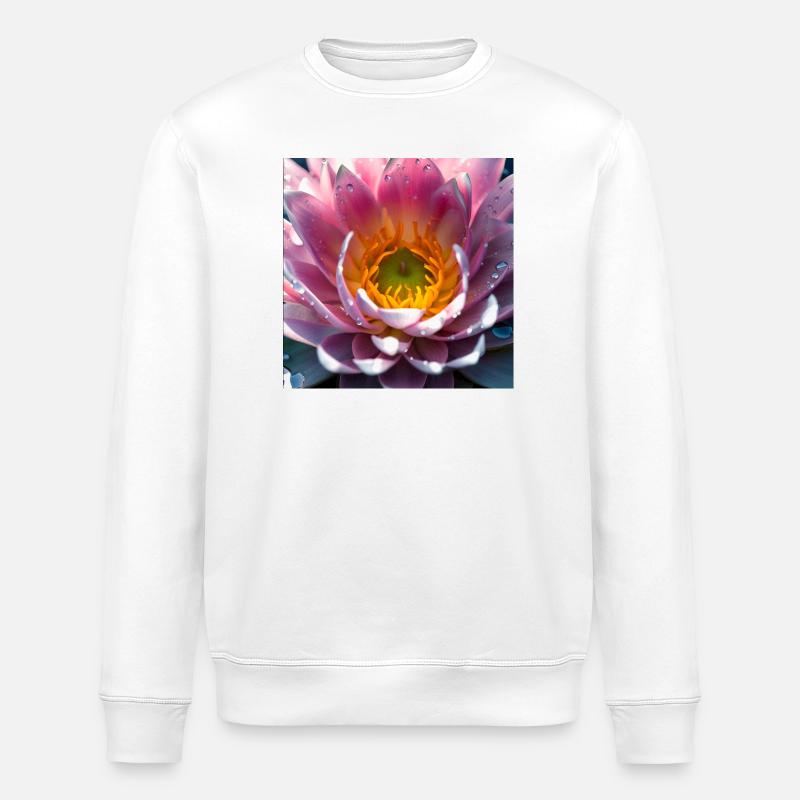 Åkande - Stanley/Stella økologisk unisex-sweatshirt ROLLER - hvid