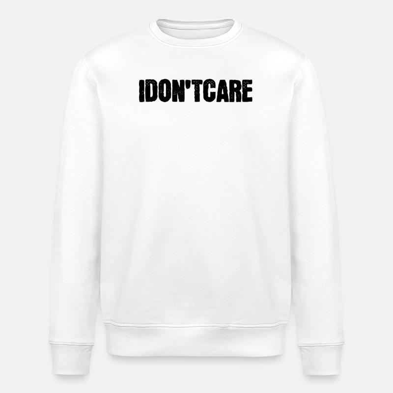 Ist Mir Wurscht Statement Egal - Stanley/Stella Unisex Bio-Sweatshirt ROLLER - Weiß