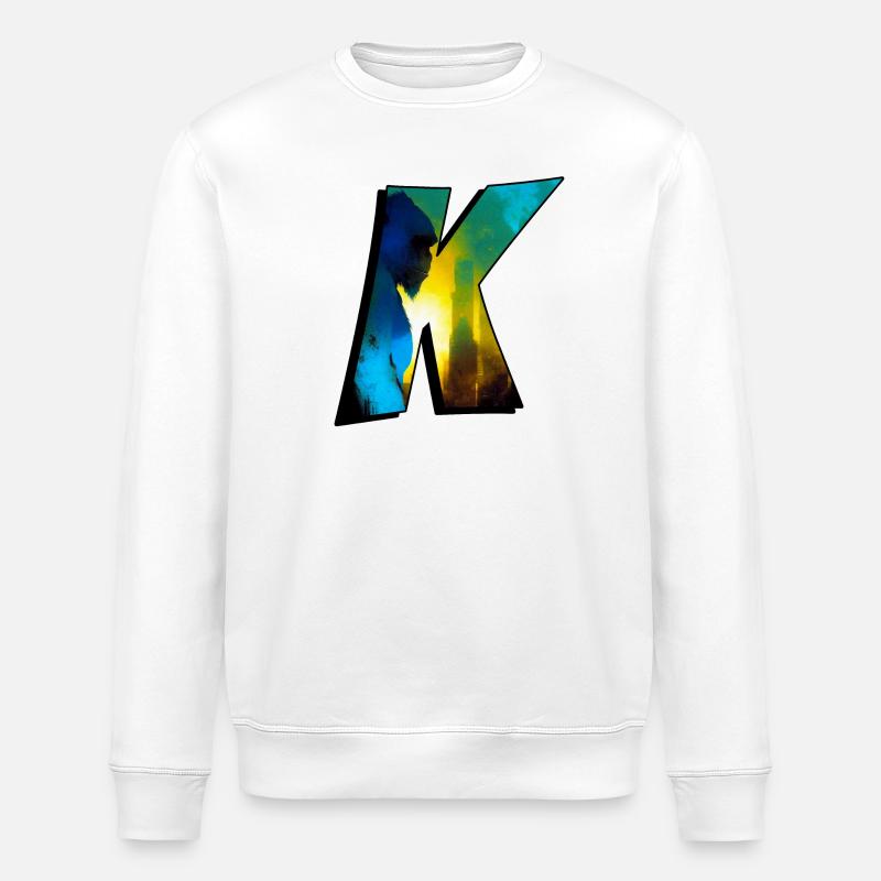 Gorilla 01 - K2 - Stanley/Stella Unisex Bio-Sweatshirt ROLLER - Weiß