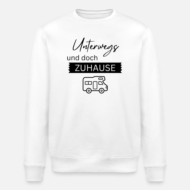 Unterwegs und doch zu Hause - Stanley/Stella Unisex Bio-Sweatshirt ROLLER - Weiß