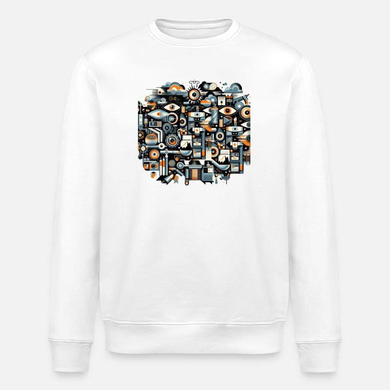 Technologie industrielle - Sweat bio ROLLER Stanley/Stella Unisexe - blanc