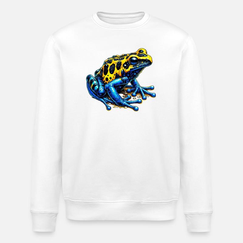 Frog - Stanley/Stella ROLLER Unisex Organic Sweatshirt - white