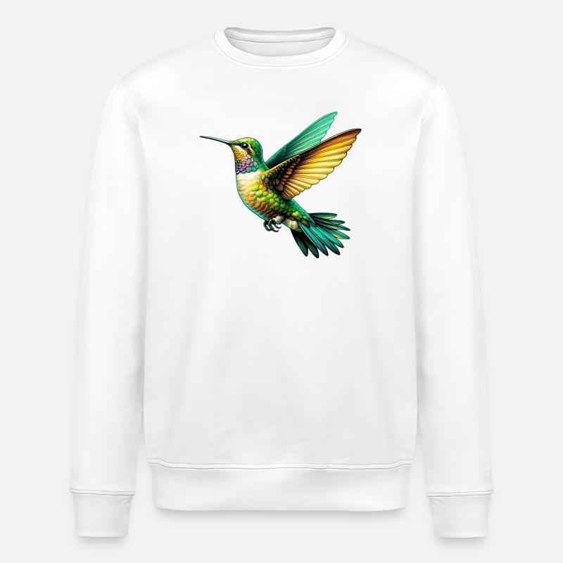 Kolibri - Stanley/Stella Unisex Bio-Sweatshirt ROLLER - Weiß