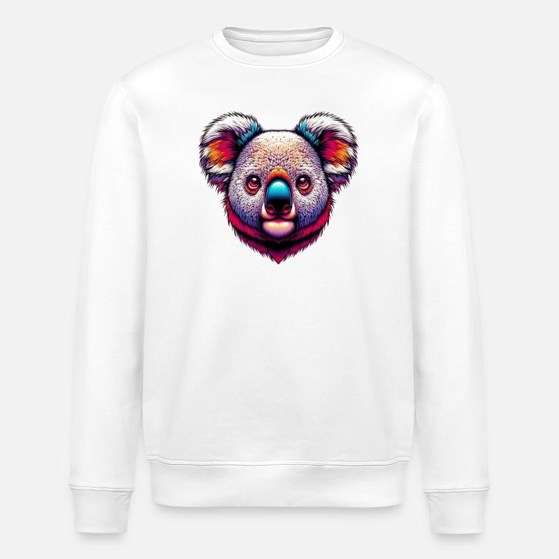 Koala - Sweat bio ROLLER Stanley/Stella Unisexe - blanc