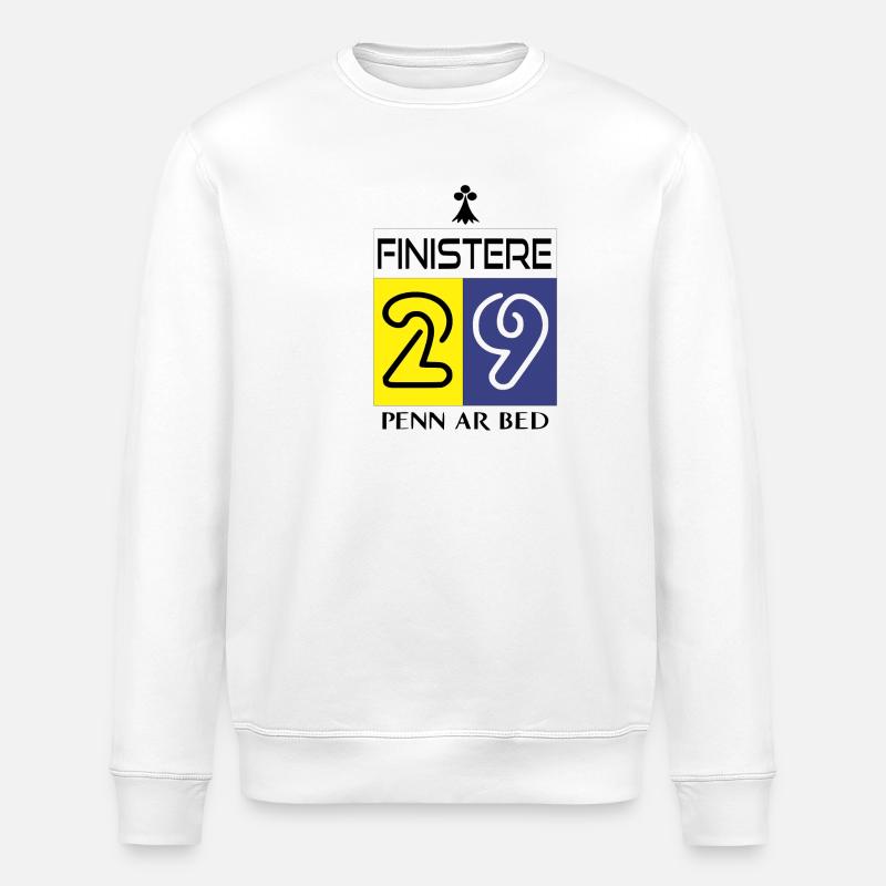 Finistère - Stanley/Stella ROLLER Unisex Organic Sweatshirt - white