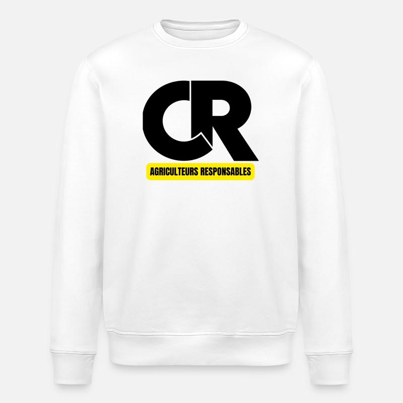 Landwirte, Bauer, Bauer, Bauer - Stanley/Stella Unisex Bio-Sweatshirt ROLLER - Weiß