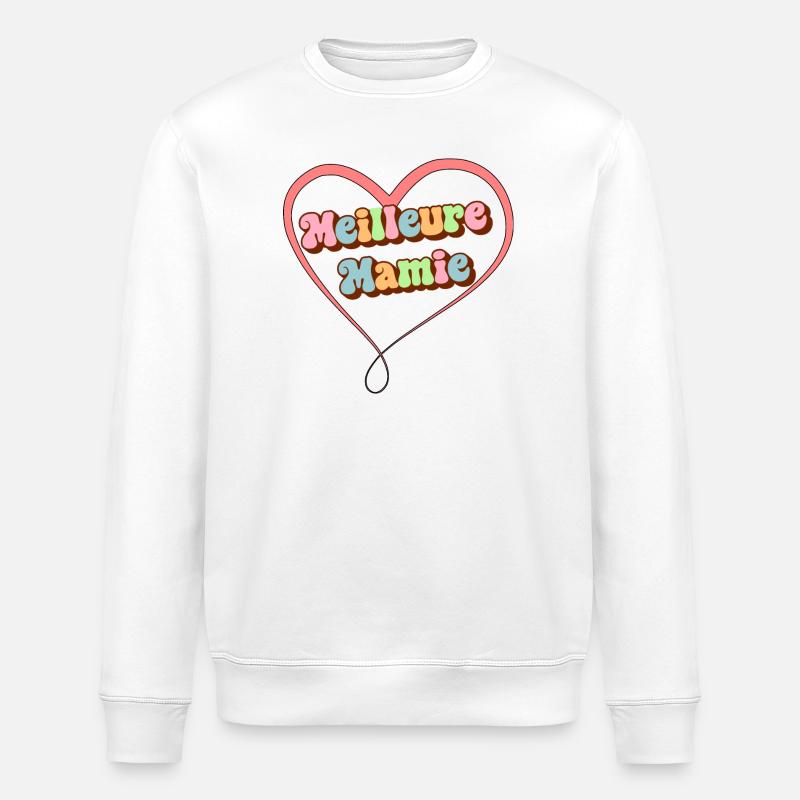 Meilleure Mamie - Sweat bio ROLLER Stanley/Stella Unisexe - blanc